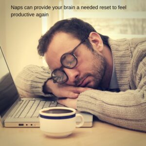 Studio tip 1: Naps can provide your brain with a needed reset to feel productive again