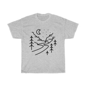 Forests and Rivers Unisex Heavy Cotton Tee