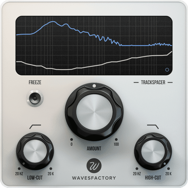 A photo of Wavefactory's trackspacer, which allows you to have some of the best equalizer settings for electronic music without the hassle.