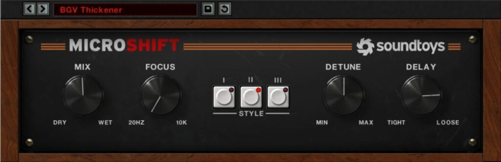 This is an image of Microshift, a great plugin for modifying your stereo field
