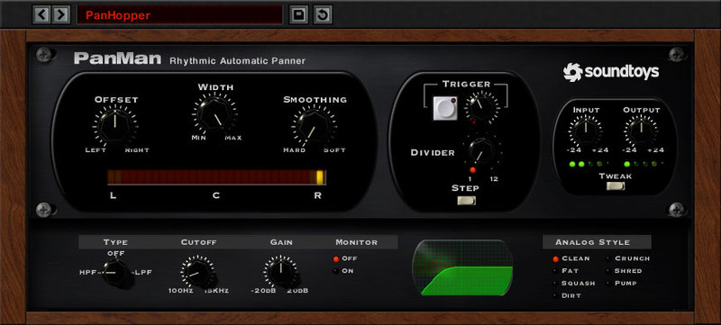 mid side processing explained through the vst Panman. This is a photo of that VST.