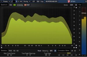 mid side processing can be explained well with the VST SPAN. Here's a photo of it.